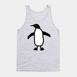 Cute Animals Doodle Penguin Tank Top